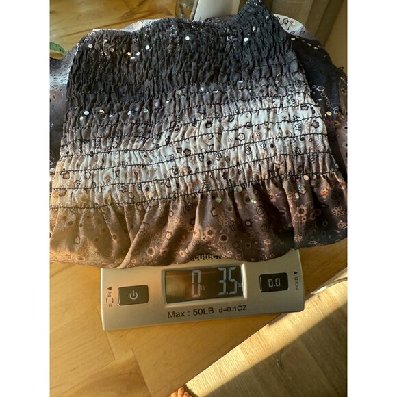 Vintage Ingear Y2K‎ Boho Strapless Midi Dress L Dark Fairy Ren Faire Gypsy - Picture 9 of 9